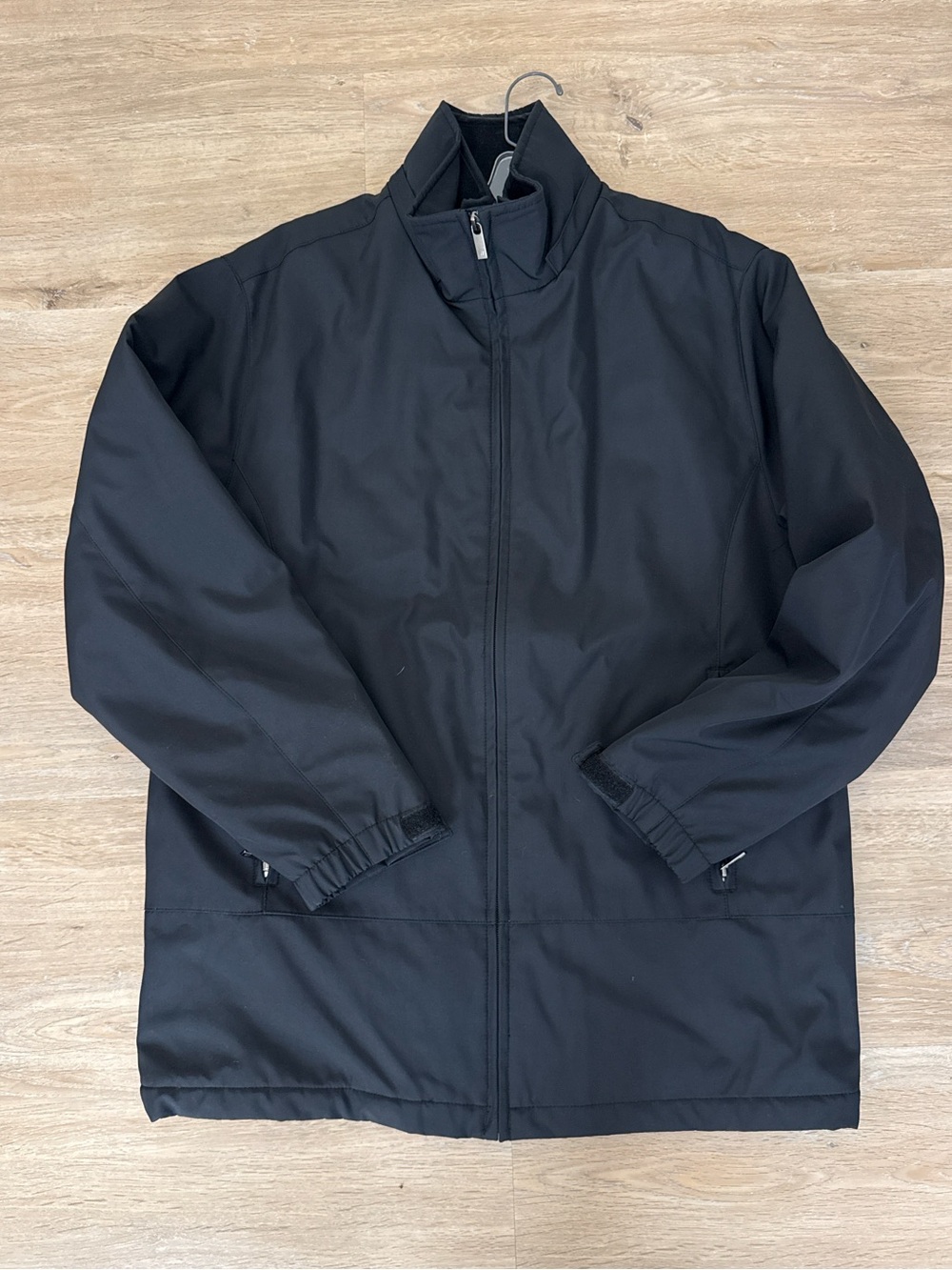 Weatherproof Black Men's Full-Zip Windbreaker Jacket M